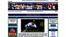 What Baseballevolution.com website looked like in 2020 (3 years ago)