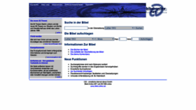 What Bibel-online.net website looked like in 2020 (3 years ago)