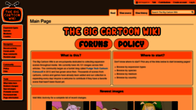 What Bigcartoon.org website looked like in 2020 (5 years ago)