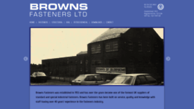 What Brownsfasteners.co.uk website looked like in 2020 (3 years ago)