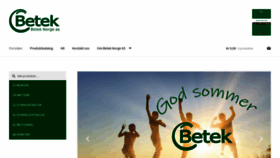 What Betek-norge.no website looked like in 2020 (3 years ago)