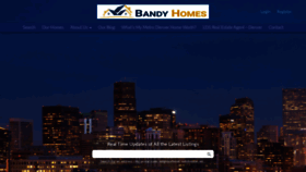 What Bandyhomes.com website looked like in 2020 (3 years ago)