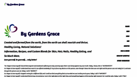 What Bygardensgrace.com website looked like in 2020 (3 years ago)
