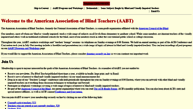What Blindteachers.net website looked like in 2020 (3 years ago)