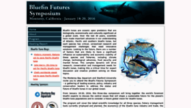 What Bluefinfutures2016.org website looked like in 2020 (3 years ago)