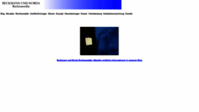 What Beckmannundnorda.de website looked like in 2020 (4 years ago)