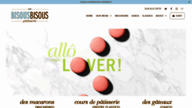 What Bisous-bisous.com website looked like in 2020 (3 years ago)