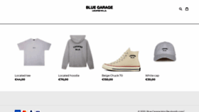 What Bluegarageparis.com website looked like in 2020 (3 years ago)