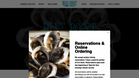 What Bluepointgrill.com website looked like in 2020 (3 years ago)