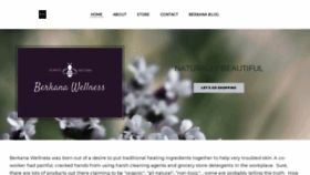What Berkanawellness.com website looked like in 2020 (3 years ago)