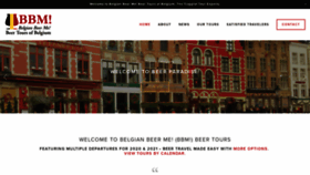 What Belgianbeerme.com website looked like in 2020 (3 years ago)