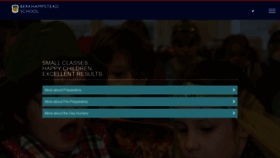 What Berkhampsteadschool.co.uk website looked like in 2020 (3 years ago)