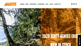 What Blazingbikes.co.uk website looked like in 2020 (4 years ago)