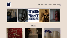What Beyondfrance.co.uk website looked like in 2020 (3 years ago)