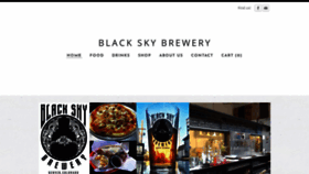 What Blackskybrewing.com website looked like in 2020 (3 years ago)