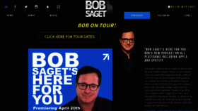 What Bobsaget.com website looked like in 2020 (3 years ago)