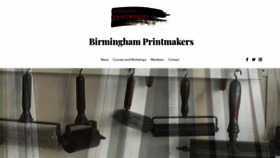 What Birminghamprintmakers.org website looked like in 2020 (3 years ago)