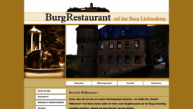 What Burglichtenberg.de website looked like in 2020 (3 years ago)