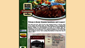 What Brushymtnsmokehouse.com website looked like in 2020 (3 years ago)