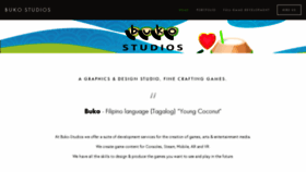 What Buko-studios.com website looked like in 2020 (3 years ago)