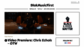 What Blakmusicfirst.fr website looked like in 2020 (3 years ago)