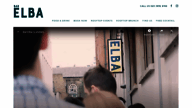 What Bar-elba.co.uk website looked like in 2020 (3 years ago)