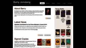What Barryjonsberg.com website looked like in 2020 (3 years ago)
