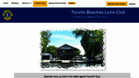 What Beacheslions.com website looked like in 2020 (3 years ago)