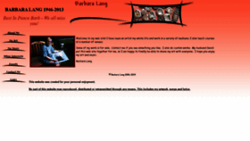 What Barbaralang.com website looked like in 2020 (3 years ago)