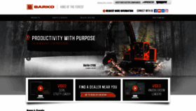 What Barko.com website looked like in 2020 (3 years ago)