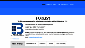 What Bradleys-ltd.co.uk website looked like in 2020 (3 years ago)
