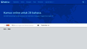 What Babla.co.id website looked like in 2020 (3 years ago)