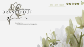 What Branchoutflowers.com website looked like in 2020 (3 years ago)