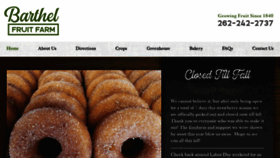 What Barthelfruitfarm.com website looked like in 2020 (3 years ago)