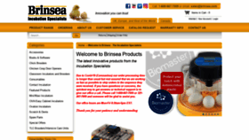 What Brinsea.com website looked like in 2020 (3 years ago)