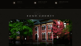 What Bondcountyil.com website looked like in 2020 (3 years ago)