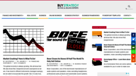 What Buystrategy.com website looked like in 2020 (3 years ago)