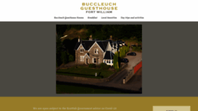 What Buccleuchfortwilliam.co.uk website looked like in 2020 (3 years ago)