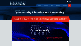 What Billingtoncybersecurity.com website looked like in 2020 (3 years ago)
