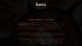 What Barcatapas.co.uk website looked like in 2020 (3 years ago)