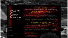 What Bulletinofzombieresearch.com website looked like in 2020 (3 years ago)