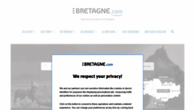 What Bretagne.com website looked like in 2020 (3 years ago)