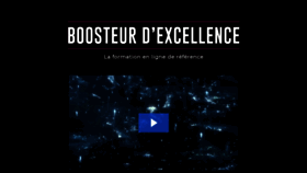 What Boosteurdexcellence.fr website looked like in 2020 (3 years ago)