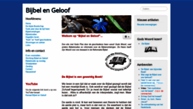 What Bijbelengeloof.com website looked like in 2020 (3 years ago)