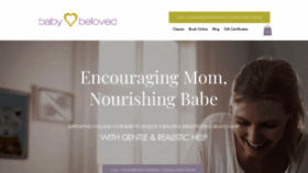 What Babybelovedinc.com website looked like in 2020 (3 years ago)