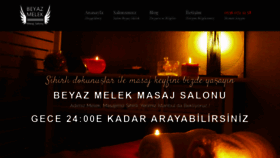 What Beyazmelekmasajsalonu.com website looked like in 2020 (3 years ago)