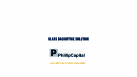 What Backoffice.phillipcapital.in website looked like in 2020 (3 years ago)