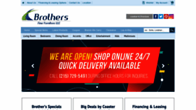 What Brothersfinefurniture.com website looked like in 2020 (3 years ago)
