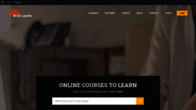 What Brainlearns.com website looked like in 2020 (3 years ago)