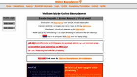 What Baanplanner.eu website looked like in 2020 (3 years ago)
